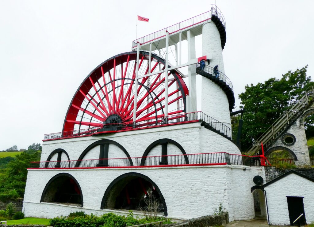 A large water wheel