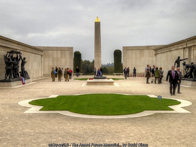 The Armed Forces Memorial at the National Memorial Arboretum