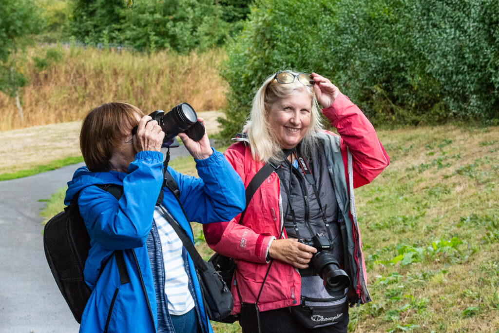Photography Group members out on a field trip