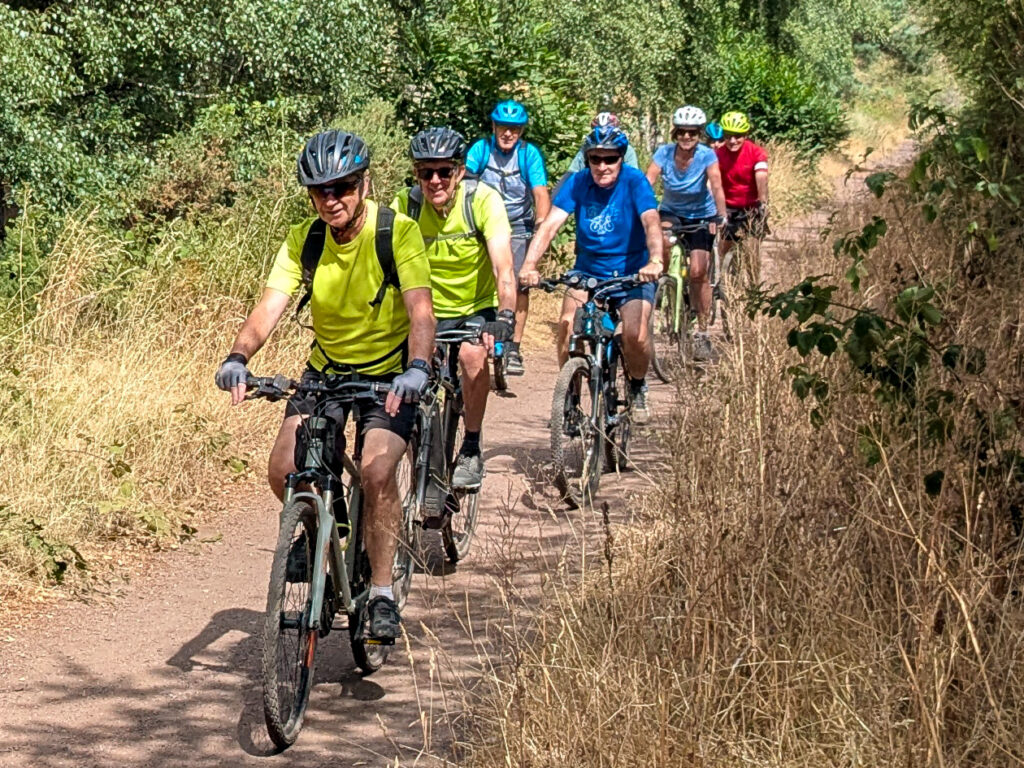 Cycling Group on Sherwood Forest ride